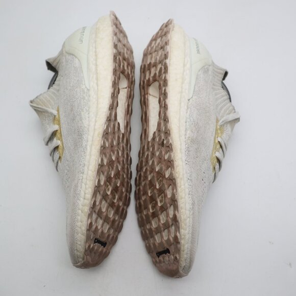 Adidas Ultra Boost Uncaged Men's Size 12 Triple White Running Sneakers BY2549 - Picture 8 of 9